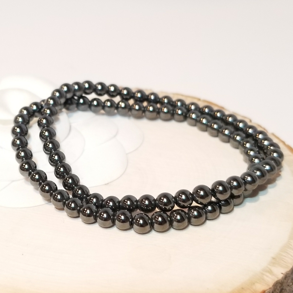 NEW Stainless Steel Stretch Bracelets 2 pcs set - Picture 3 of 6
